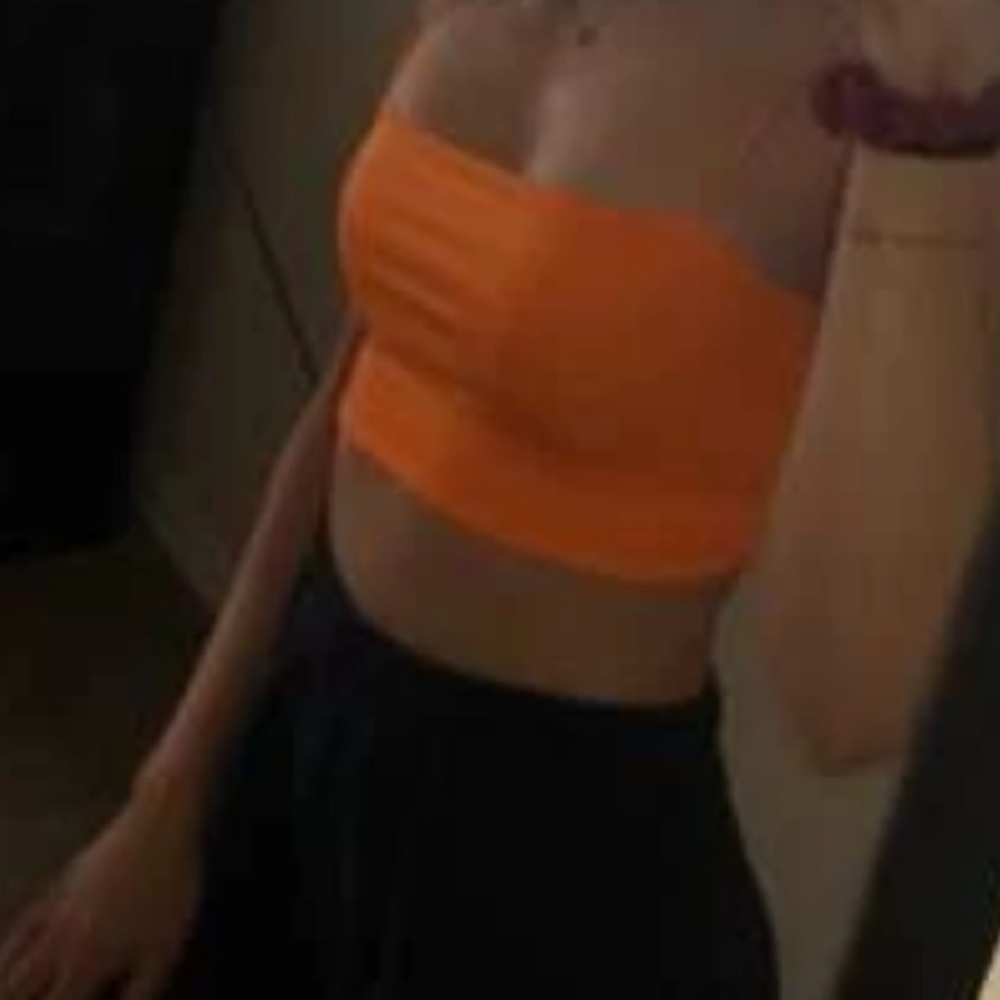 Bright orange cami